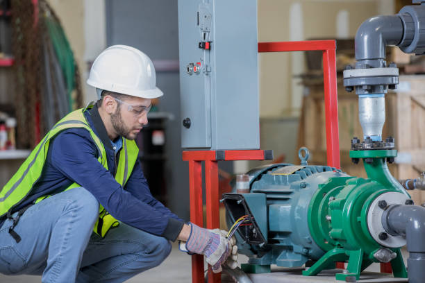 Petroleum industry professionals collaborating