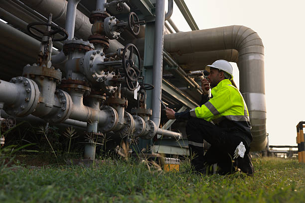 Petroleum cargo inspection at port terminal